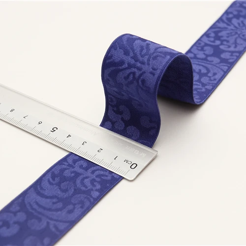 Custom woven knitted jacquard soft elastic band for underwear boxer mens shorts elastic waistband