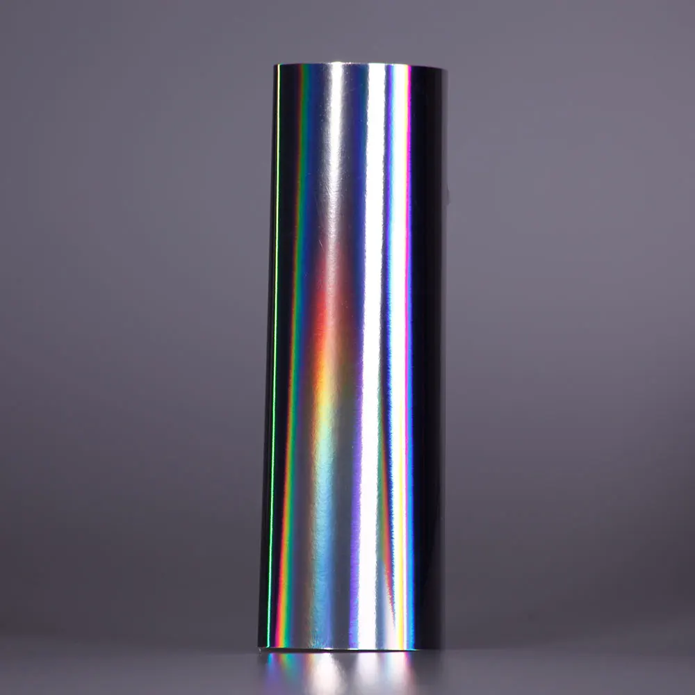 PET metallized metallic rainbow holographic paper/paperboard for printing and packaging