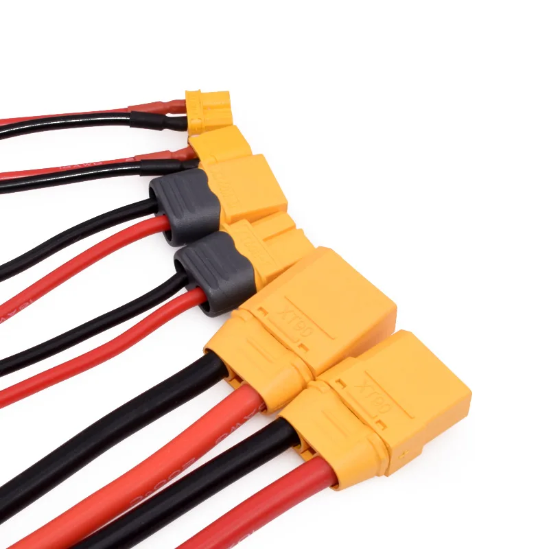 Amass Xt90 To Xt60 Male Female Xt60h Connector Conversion Adapter Plug Parallel Cable 18awg 100mm Wire For Rc Lipo Battery