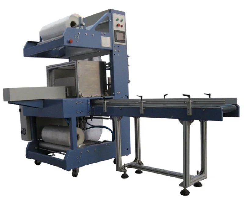 BSF-7030XA Hualian, автоматическая туннельная упаковочная трубка, ПВХ Полиолефиновая пленка, Упаковочная термоусадочная упаковочная машина