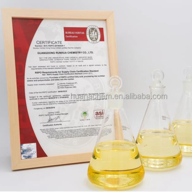 sms S60 stearate  free samples  emulsifier  monoestearato de sorbitan  KOSHER manufacturer  sorbitan monostearate factory