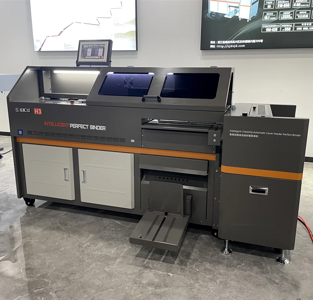 FRONT H3 Full Automatic Glue Binding Machine A2 Perfect Bookbinder Similar with HORIZON BQ-270 book binder