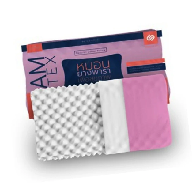 Double Slopes Charcoal Latex Pillow For Your Health Best Seller Product From Thailand Latex Pillow By Siam Latex