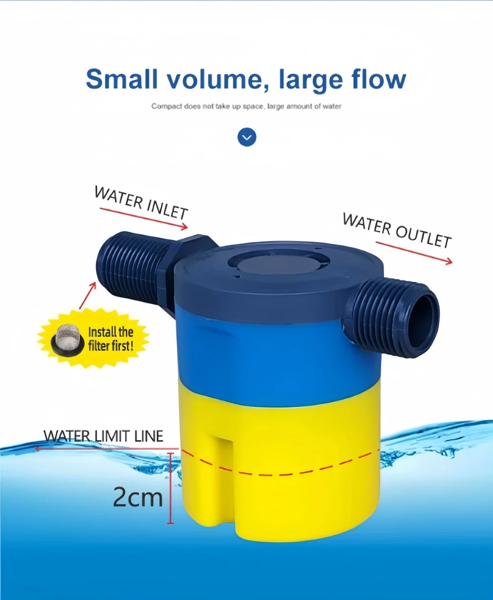 Hydraulic Automatic Water Tank Float Ball Regulating Valve Used Hydraulic Stop Water Replenishment Sealing Water Towers