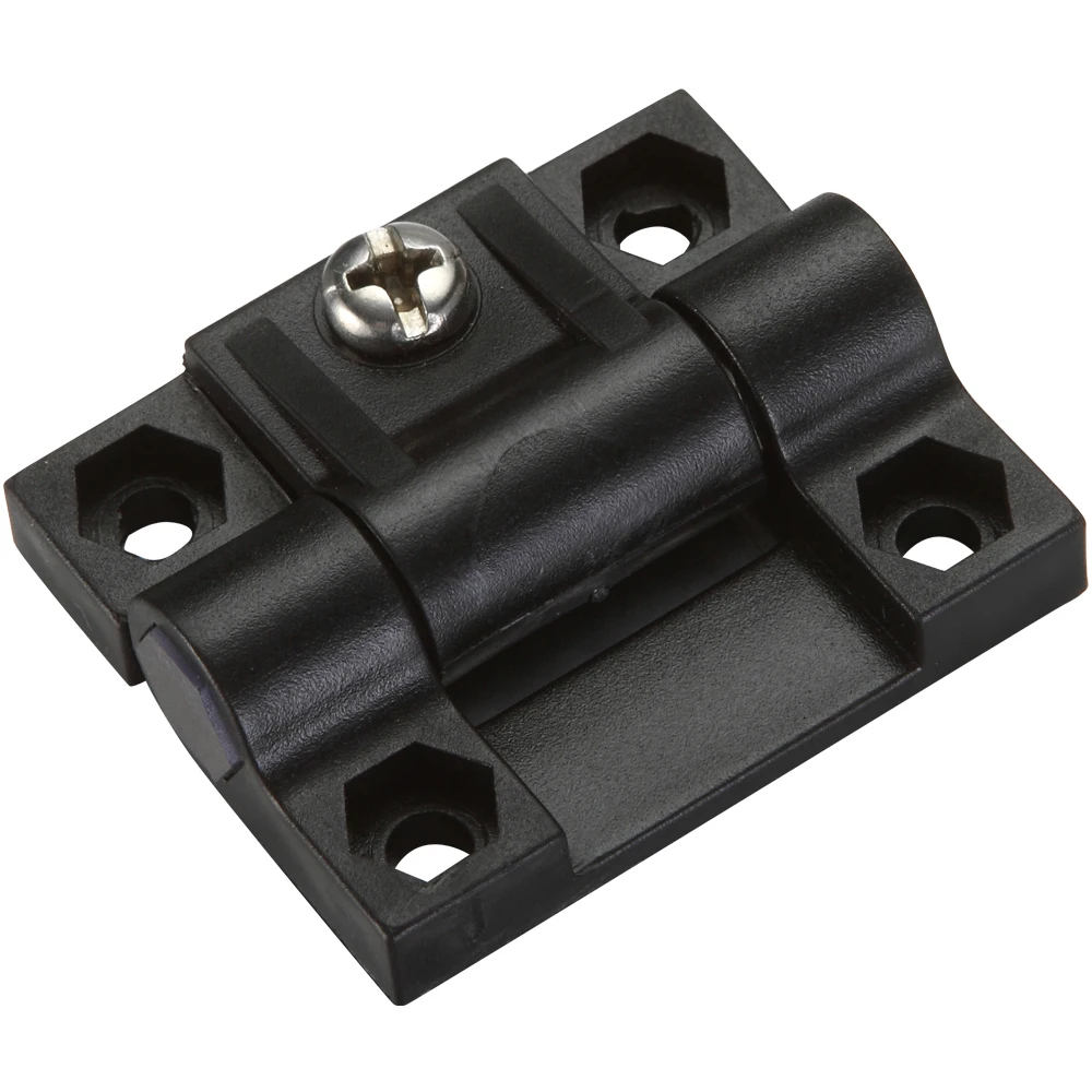 JL272 Black Plastic Nylon Damper Hinges With Steel Screw & PC Pin