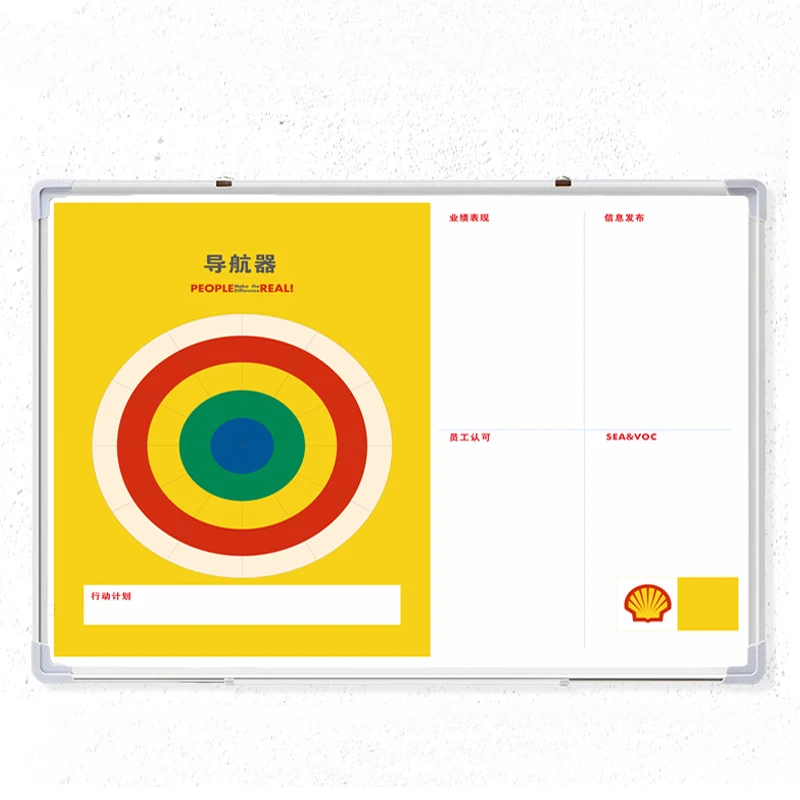 Factory customized Monthly Calendar Whiteboard Schedule Hanging Wall Magnetic White Board Dry Erase Hanging Writing Board