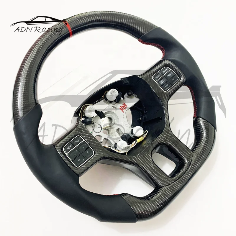 Персонализированное рулевое колесо из углеродного волокна для DODGE RAM 2012-2018