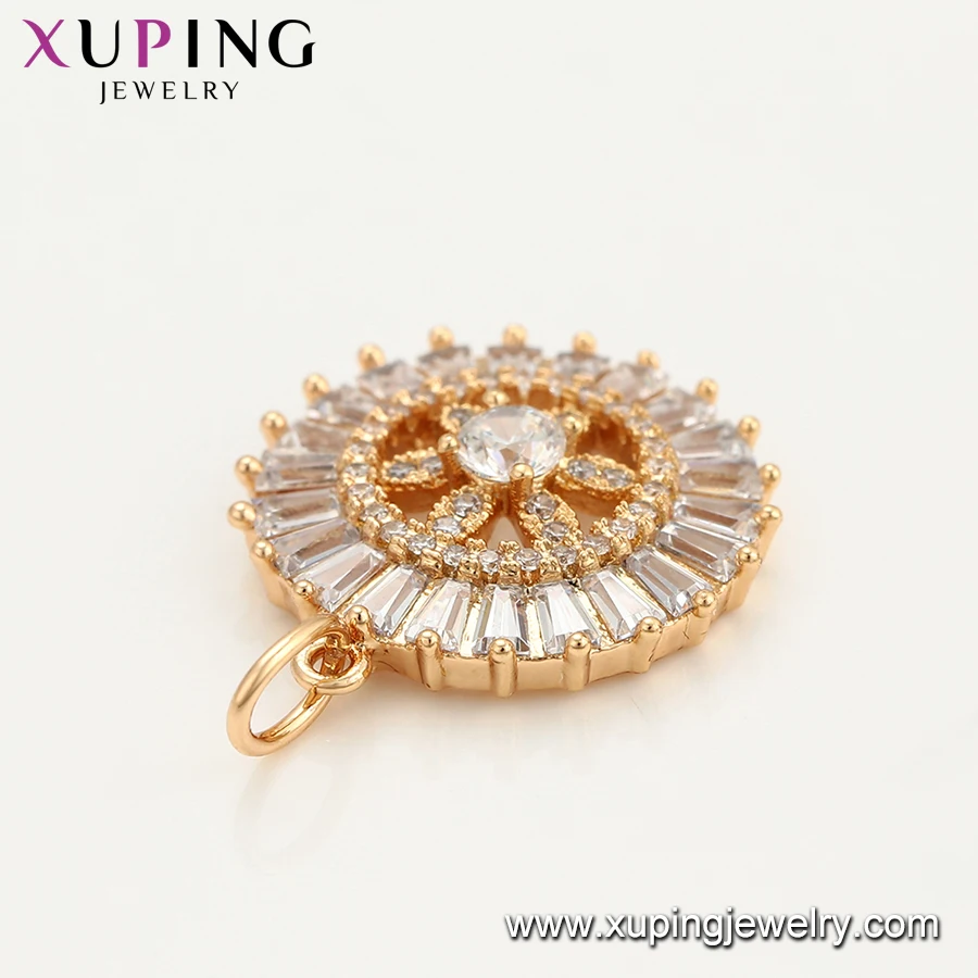 34911 Xuping jewelry Christmas promotion costume jewelry gold plated flower shape new model pendant