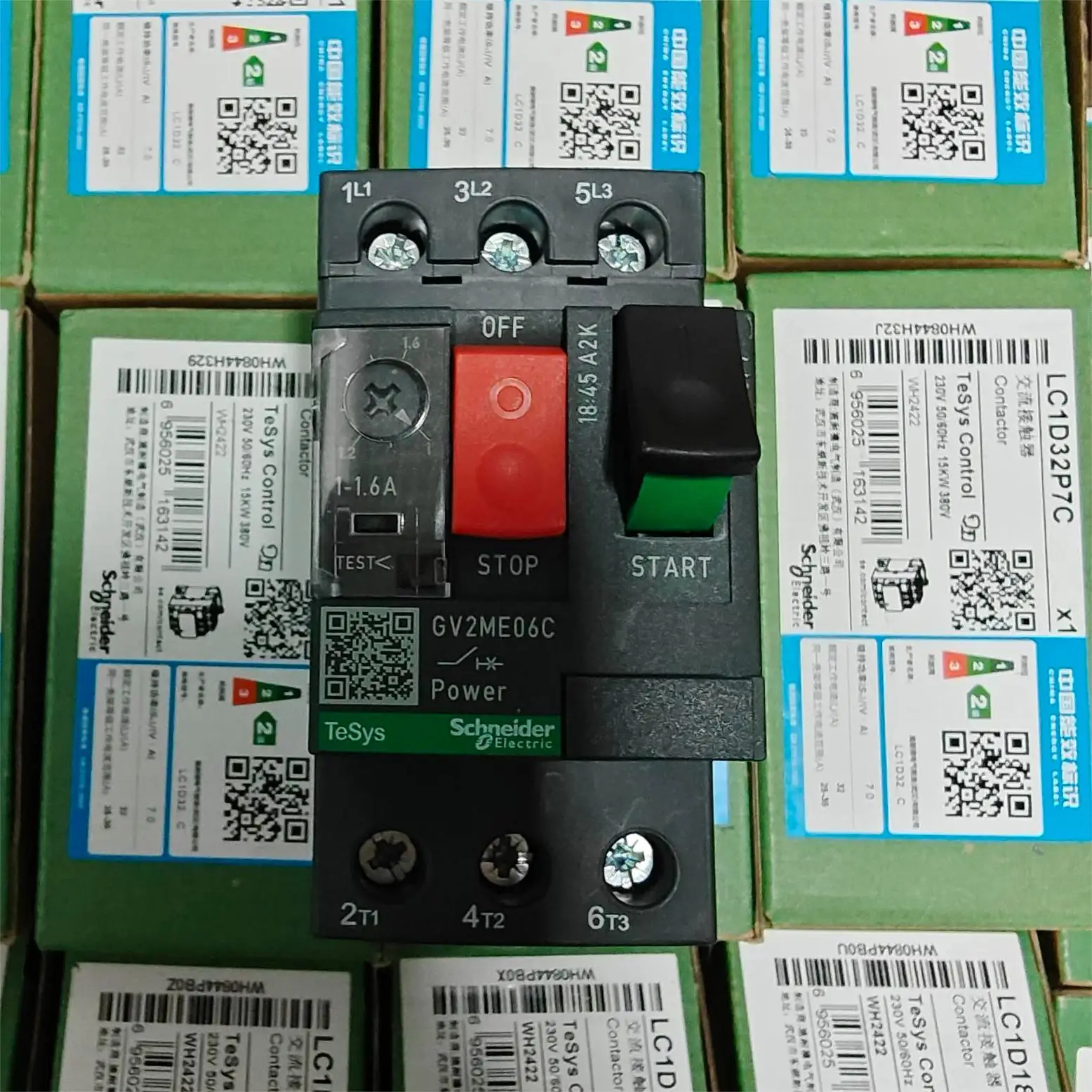 100% Original and New Motor protector motor circuit breaker GV2ME10C GV2ME10 circuit breaker for Schneiders