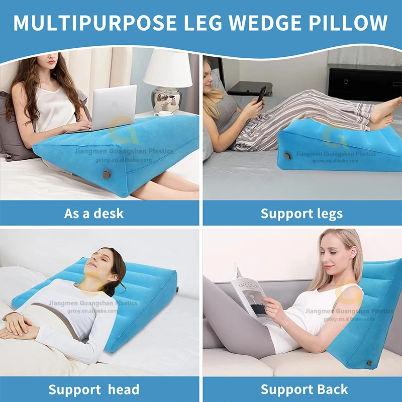pregnant best position inflatable back wedge pillow for acid reflux