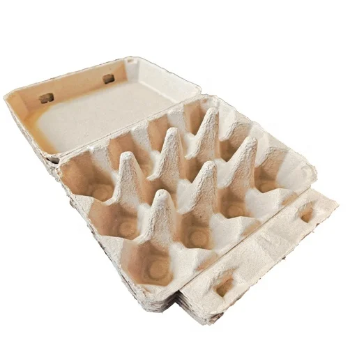 Economy Paper Egg Cartons Holds 12 Med To Large Size Eggs Free Range Duck Chicken Hen Recycled Cardboard