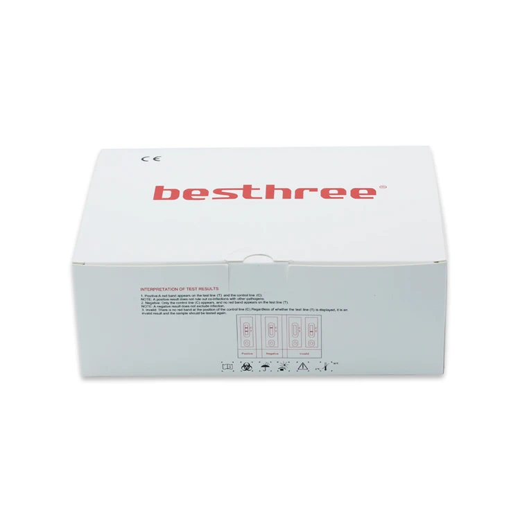 Accurate rapid antigen test kit for respiratory disease and saliva nose test for 20 test