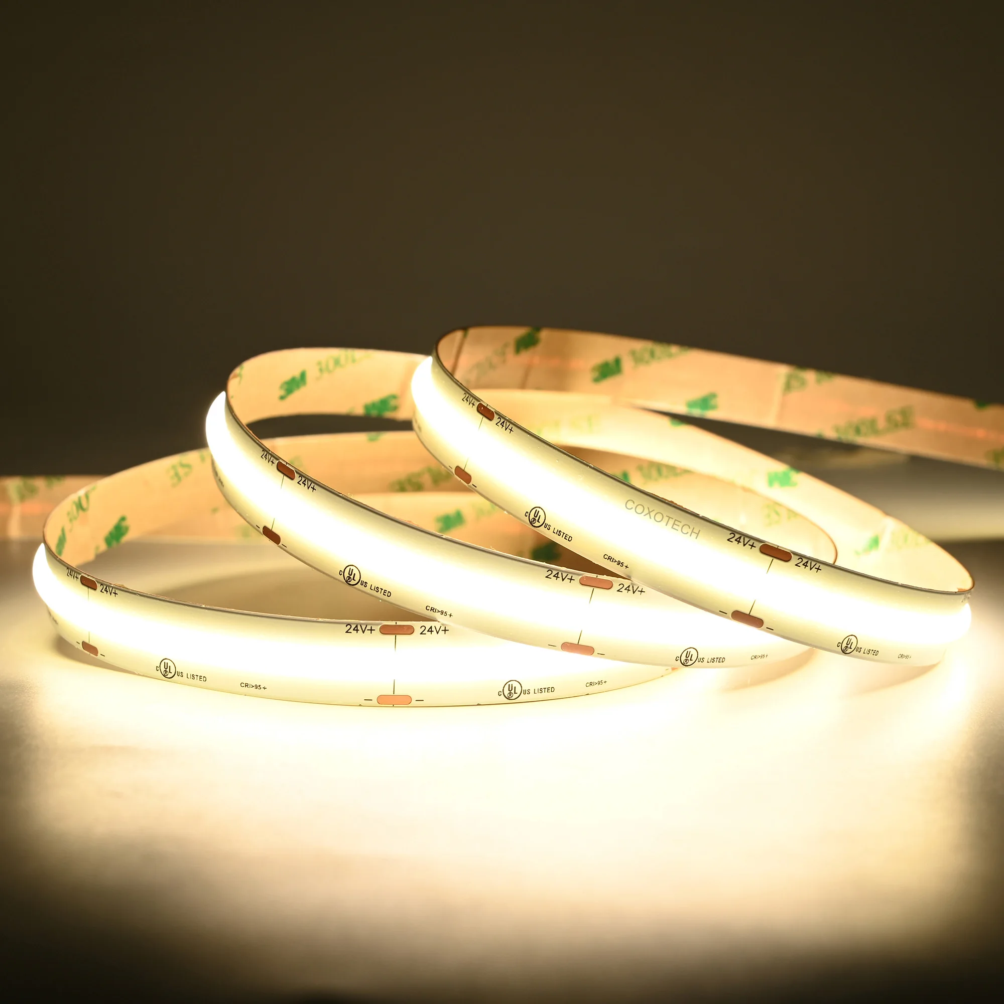 P5000 480leds High CRI R95 12mm wide COB led strip light COXO