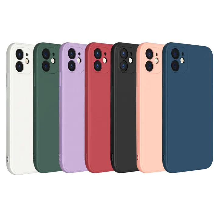 
Лидер продаж, оригинальный мягкий чехол из жидкого силикона для iPhone 12, чехол для iPhone 12 Mini 11 Pro Max, чехол для мобильного телефона 