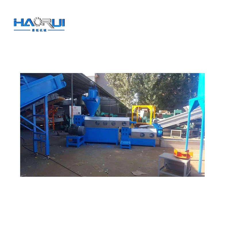 PP PE PET PC PVC plastic flakes Granulator machine Pelletizing machine