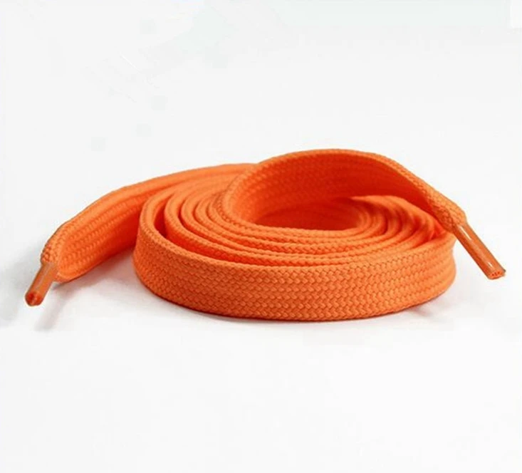Hot sale flat elastic shoe laces shoelace Hoodie rope silicone shoelaces cotton shoelace