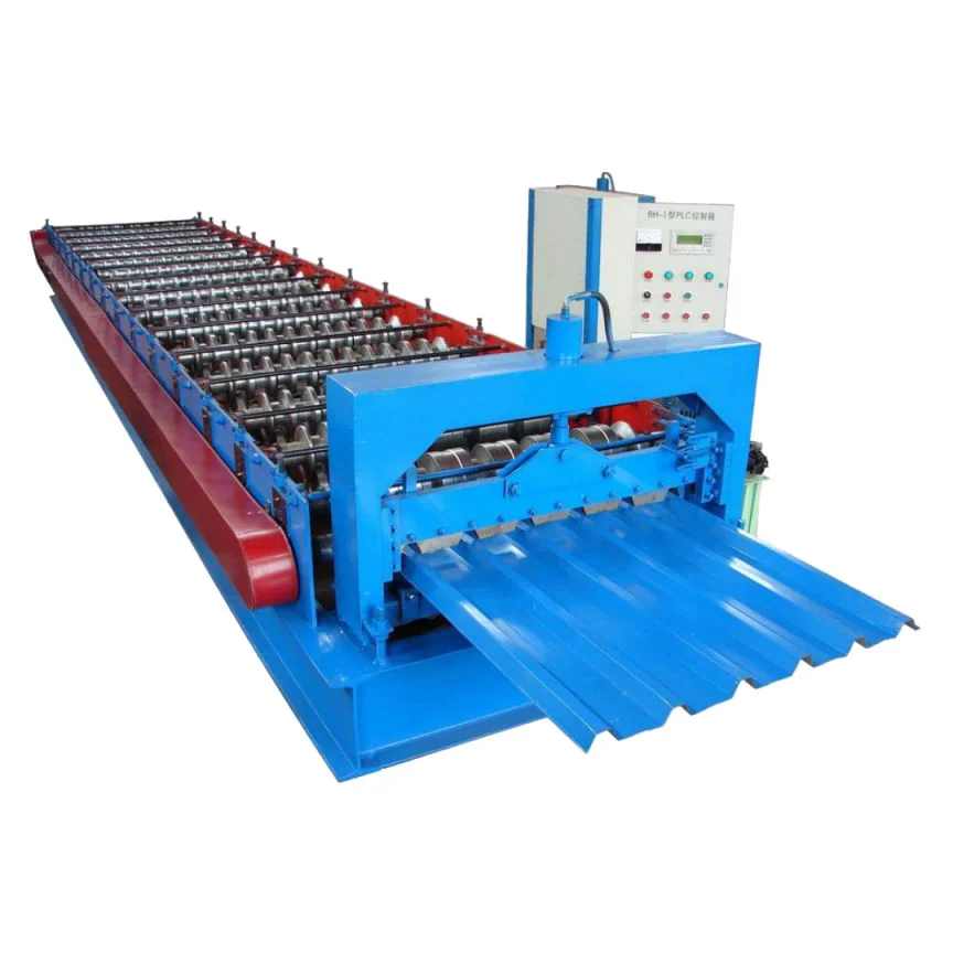 Factory high speed  fully automatic corrugated sheet roll forming machine roof sheet making machine