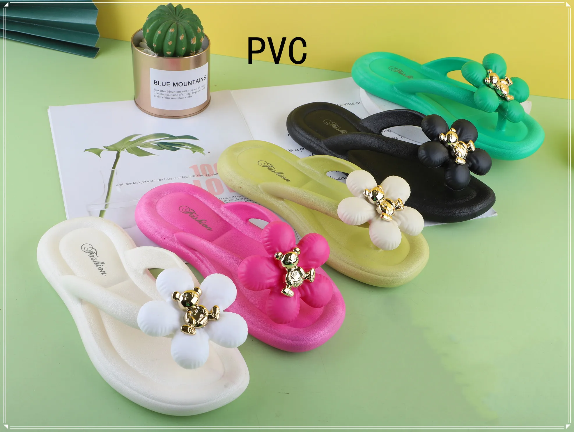 2023 China wholesale PCU  slipper flip flops WITH soft Heel for Children and Woman