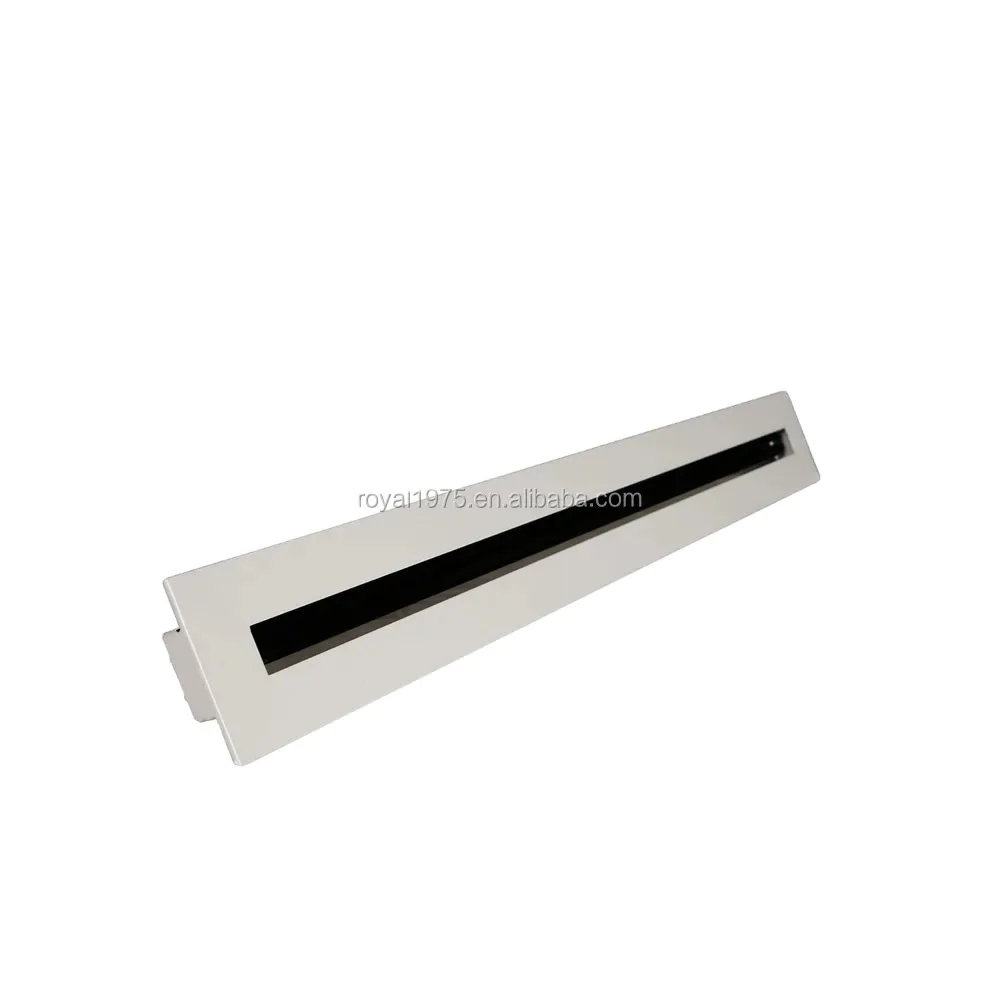 Factory Price HVAC Accessories Air Supply Ceiling Mounted Grill Ventilation Aluminum Linear Slot Air Diffuser