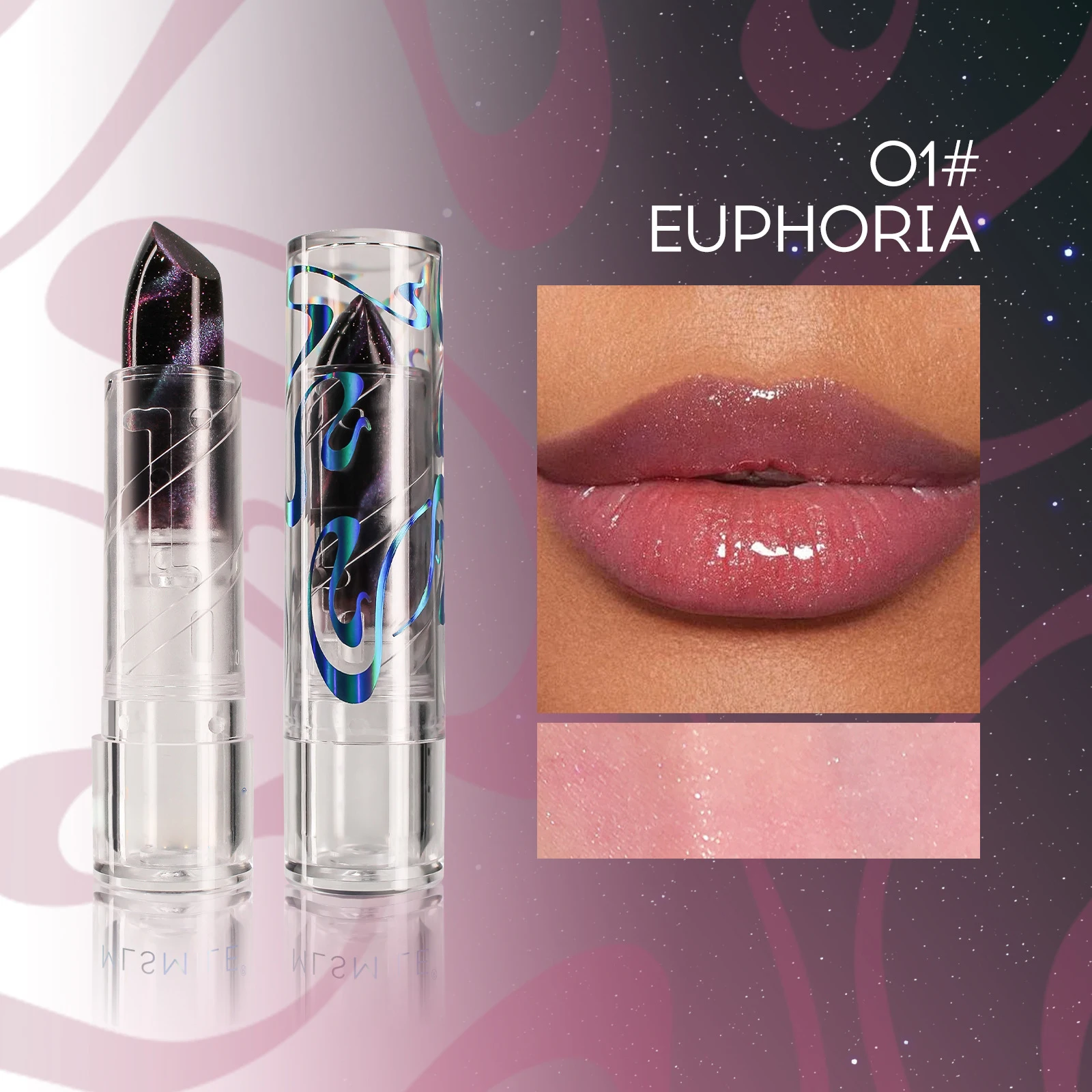 2 в 1 блестящая помада для макияжа