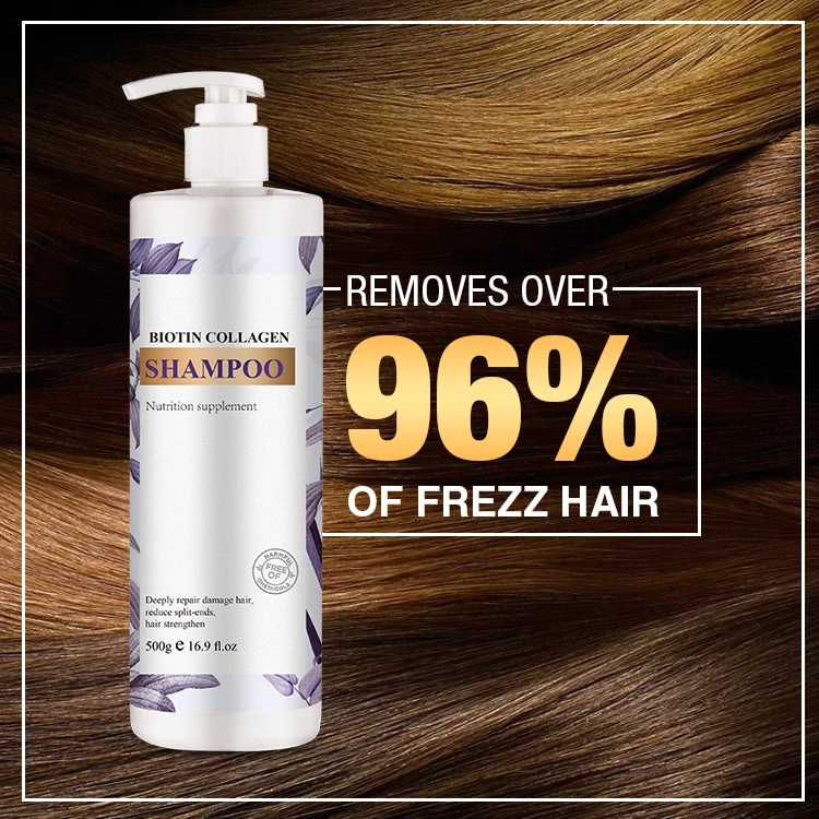 Private Label Bio Hair Care Shampoo Natural Organic Cleansing Cruelty Free Biotin Protein Infused Hair Shampoo