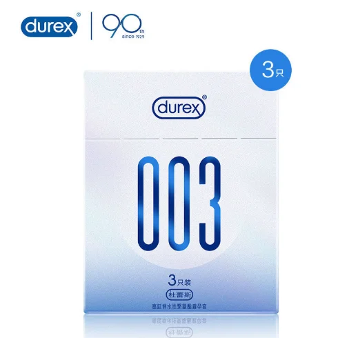 Durex Condoms 003 ultra-thin condoms 3 pack 6 pack non-latex condoms water-based polyurethane avoid