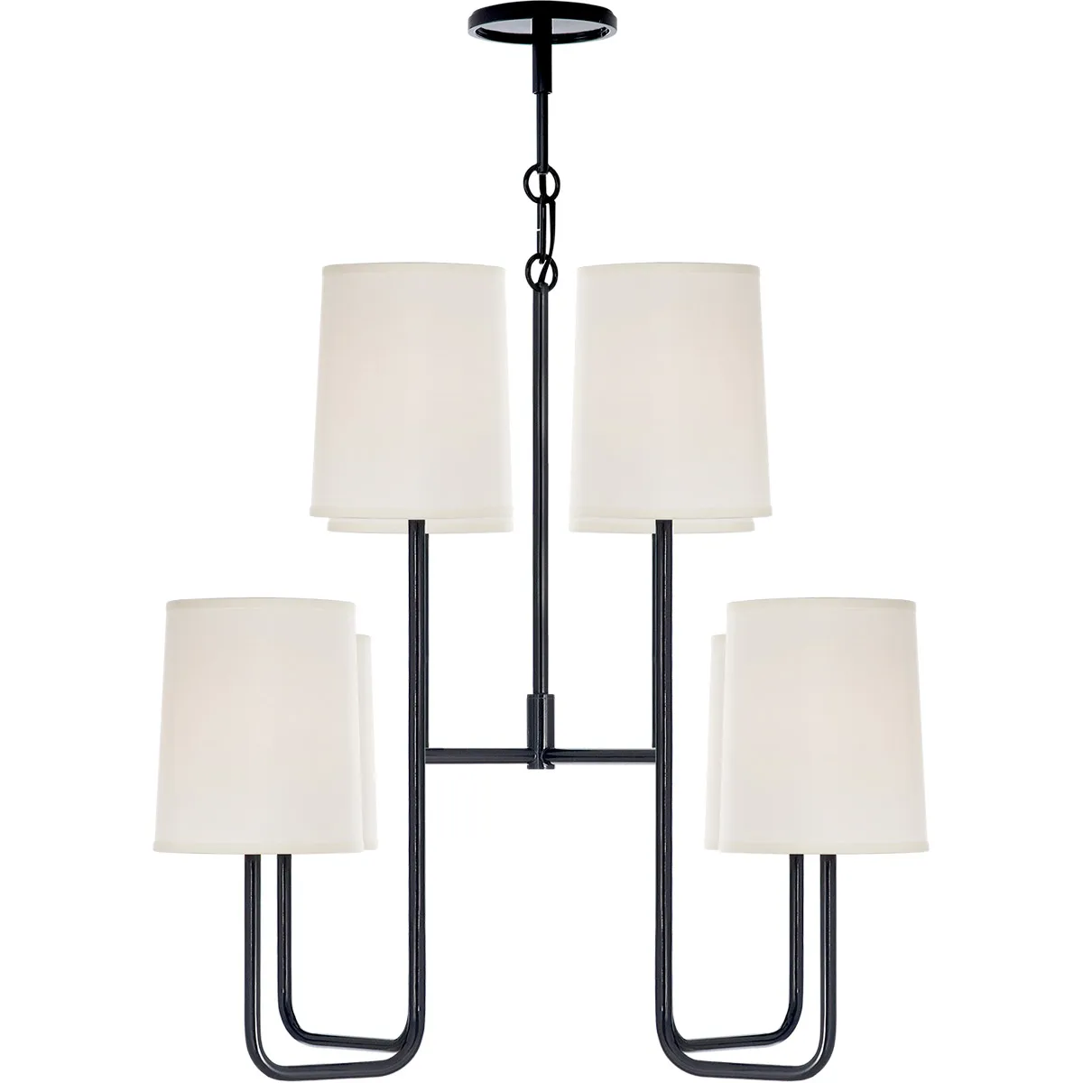 Retro Light Fixture 4 Bulbs Candle chandelier Big Pendant Ceiling Lamps Iron Works Oiled Bronze Foyer Pendant Chandelier