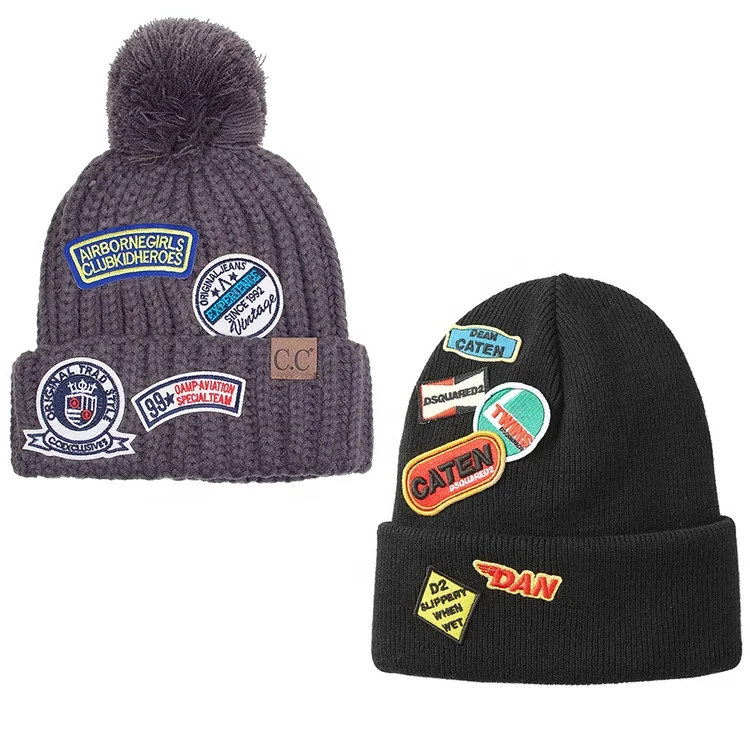 Custom Brand Digitizing Twill Appliques Iron on Badge Sexy Lips Logo Embroidery Design Letter Patches for Hat