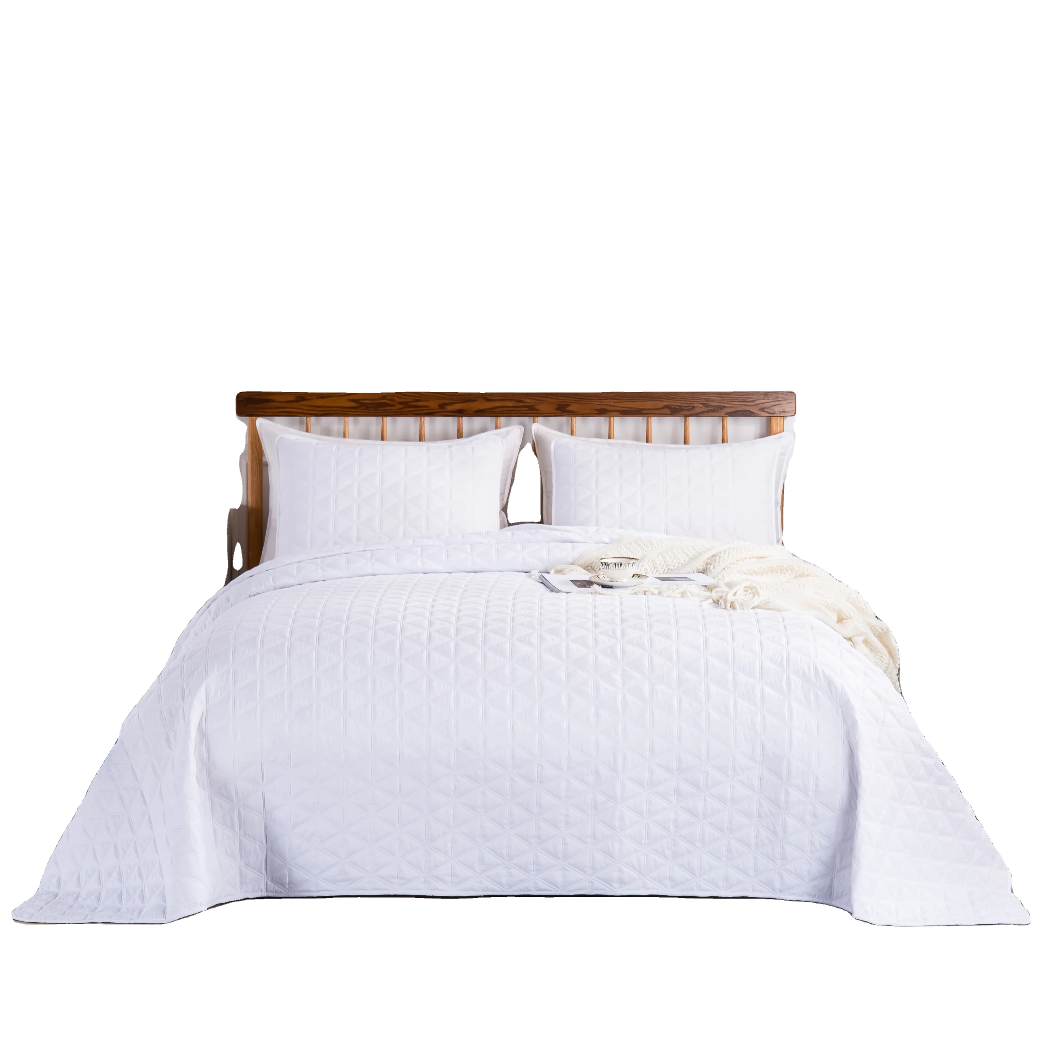 Новый дизайн, ультразвуковое стеганое серое покрывало, высококачественное однотонное окрашенное ультразвуковое стеганое покрывало для гостиной