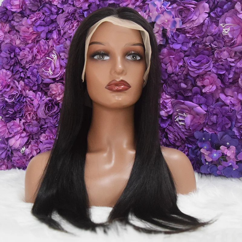 Wig vendors cheap Brazilian straight hd pre plucked lace frontal wig for black women transparent lace human hair wigs