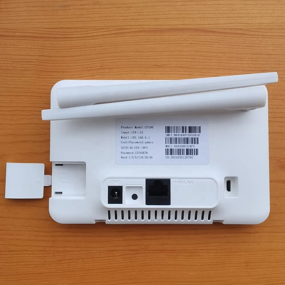 LSUN CP106 4G беспроводной Wi-Fi роутер LTE cat4 CPE 150 Мбит/с без батареи Поддержка 16 пользователей с чипсетом ZTE