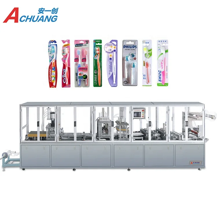 PVC/PET toothbrush Blister Packaging  Machine Blister Paper Card  Packing Machine