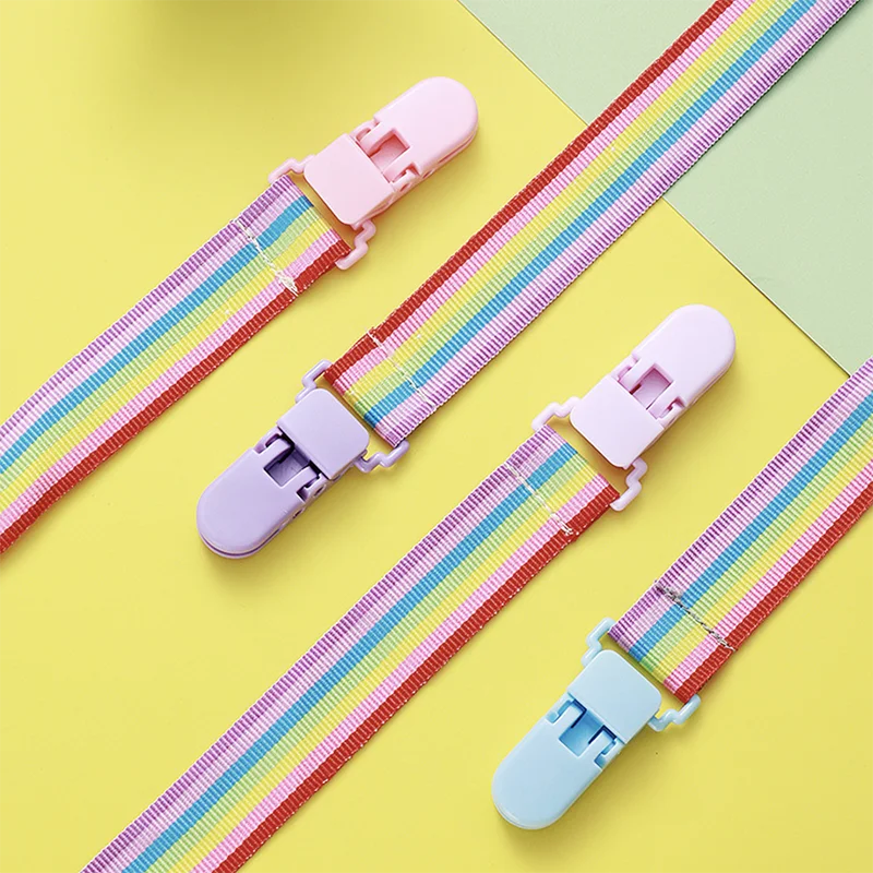 
2021 New design baby pacifier clip chain Baby Pacifier Holder string 