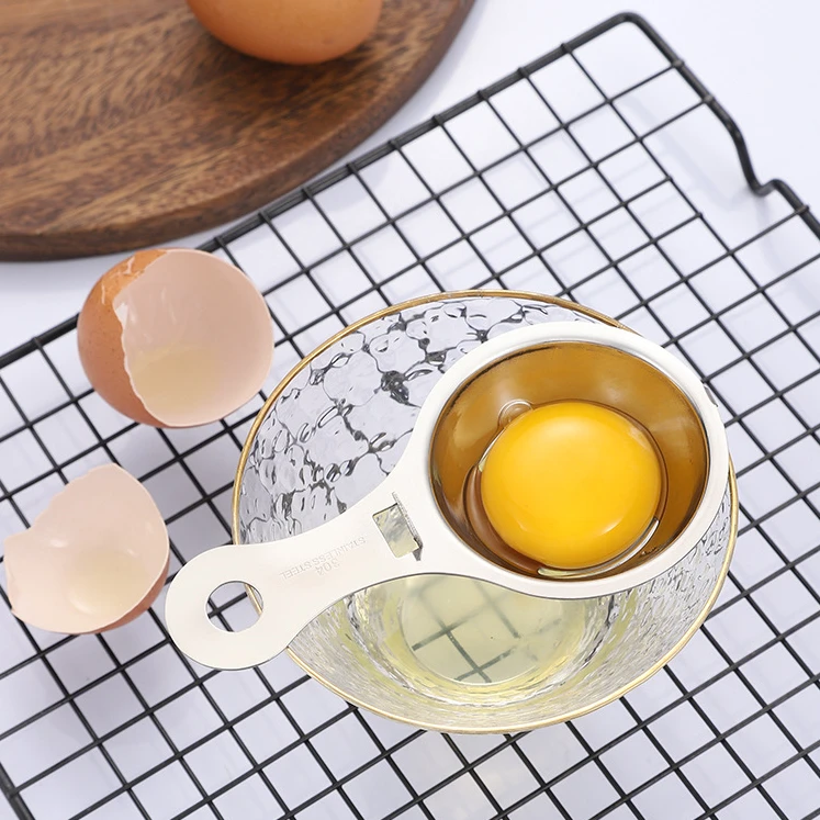 Stainless Steel Filter White Egg from yolks Divider Tools Solid Egg Separator Kitchen Cooking