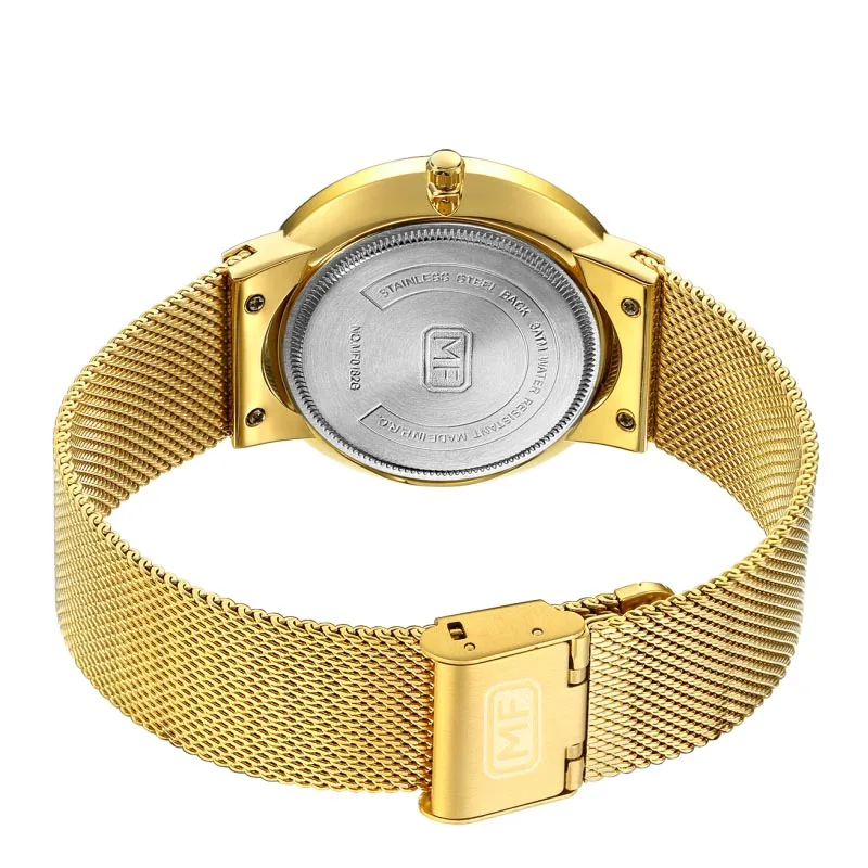 Relojes Para Hombre Mini Focus 0182  Fashion Men Super Thin Case Watches Ultra Minimalist Design One Hand Watch