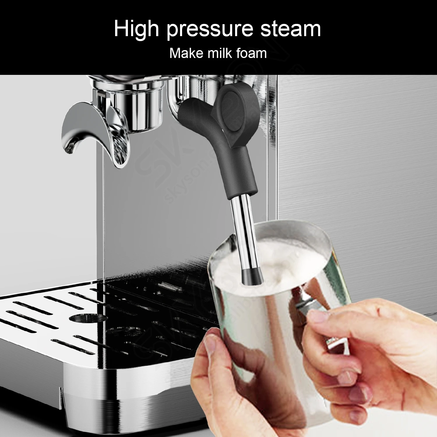 Hot Sale Multifunctional 3in1 Semi-Automatic Coffee Maker Electric 220v Espresso Coffee Machine With Grinder For Home