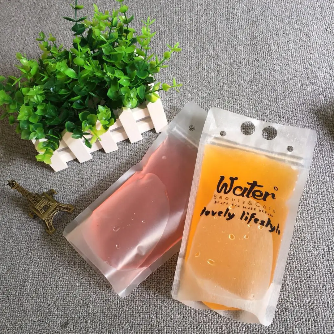 Hottest Ziplock Drink Packaging Plastic Bag For Liquid / Juice / Tea