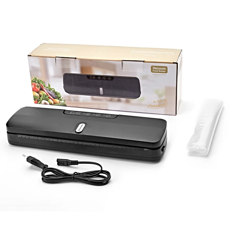 Semi Automatic Vacuum Sealer Electric Vacuum Food Sealers Vacuum Sealing Machine with Built-in Bag Cutter For Food Preservation