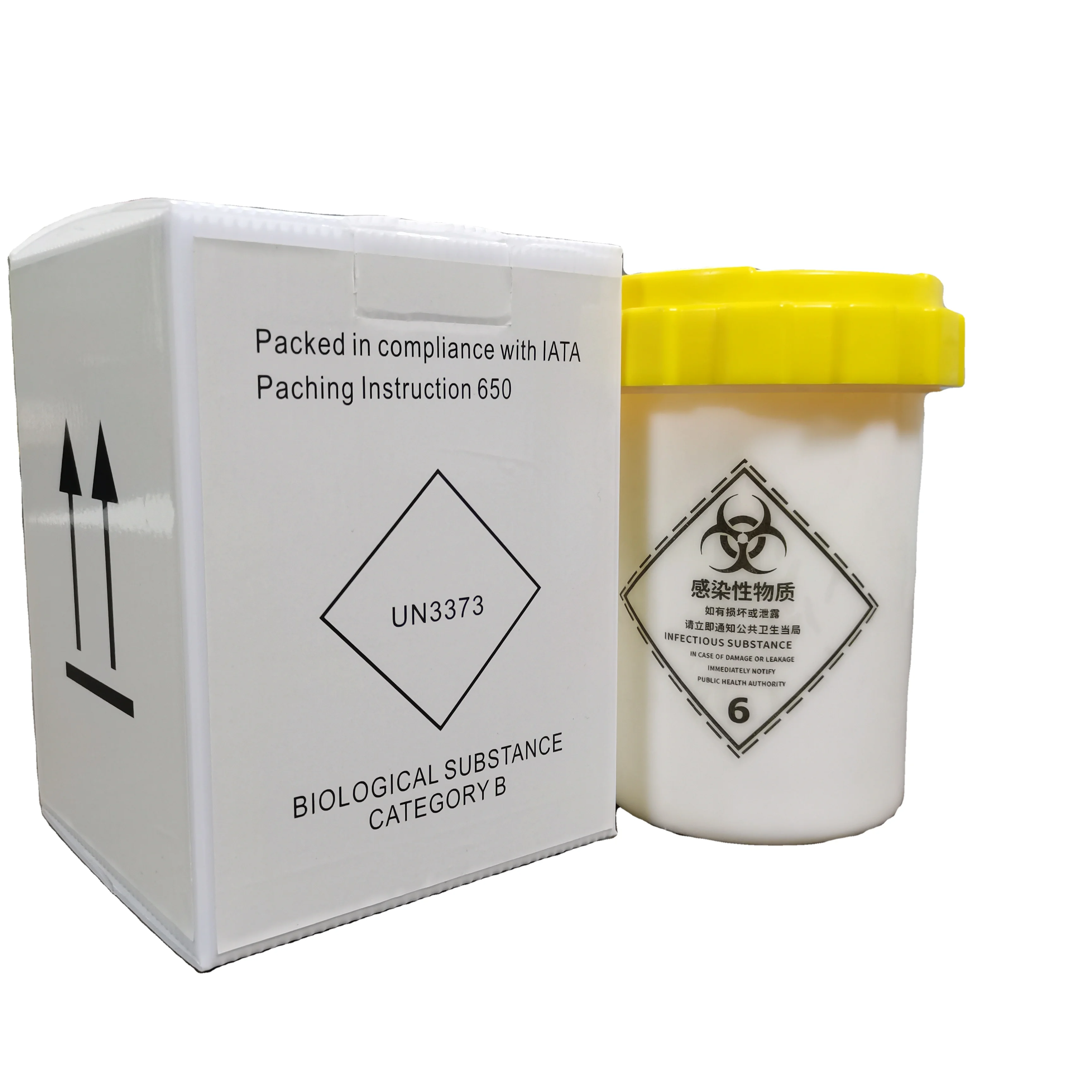 Factory Direct Selling Biological sample container Triple packaging  Container UN2814 UN3373 UN2900 use