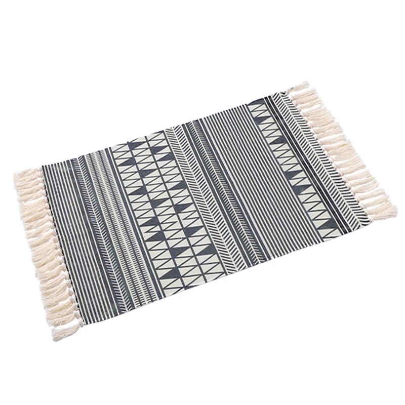 Моющиеся коврики с кисточками для домашнего декора