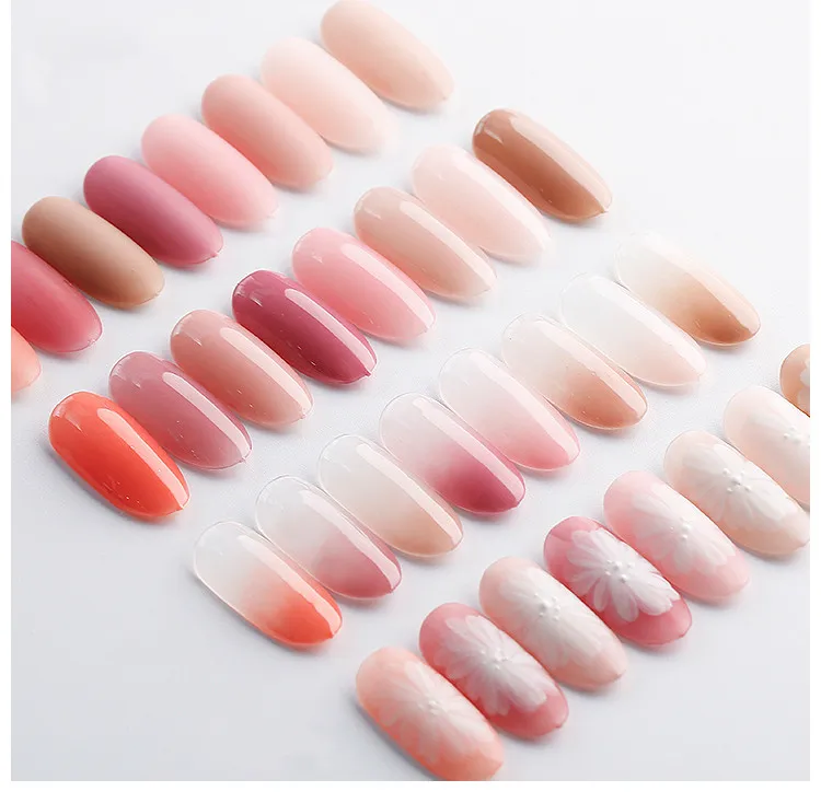 KANIU 36colors/set nude pink  nail gel polish 12ml/bottle