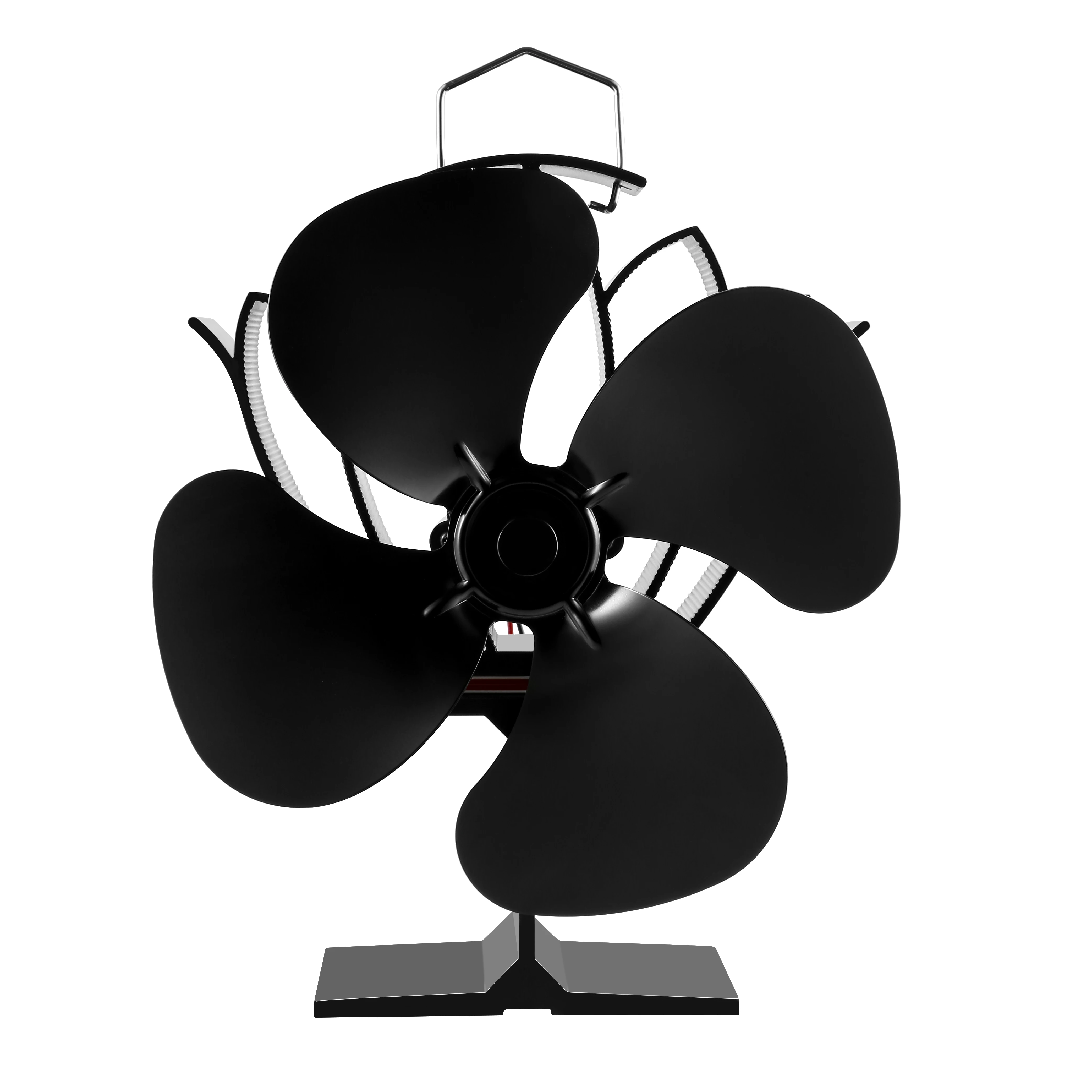 
Sunnily OEM patent high airflow quiet working Heat Powered Eco friendly wood stove fan Log Burner 4 Blades 