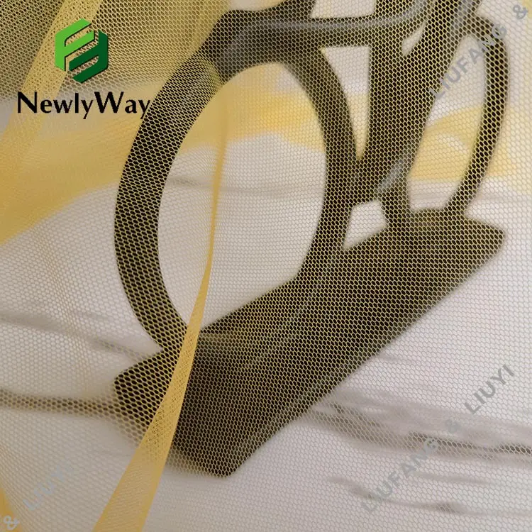 Wholesale  High Quality 100% Nylon Net Mesh Tulle Fabric for Embroidery Dresses Gown