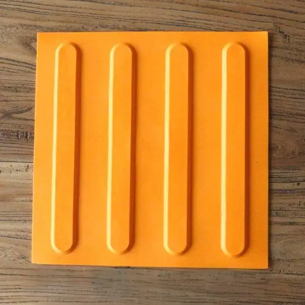 Yellow Porcelain Floor Road Sidewalk Ceramic Tactile Tile And Blind Brick Guide Tile
