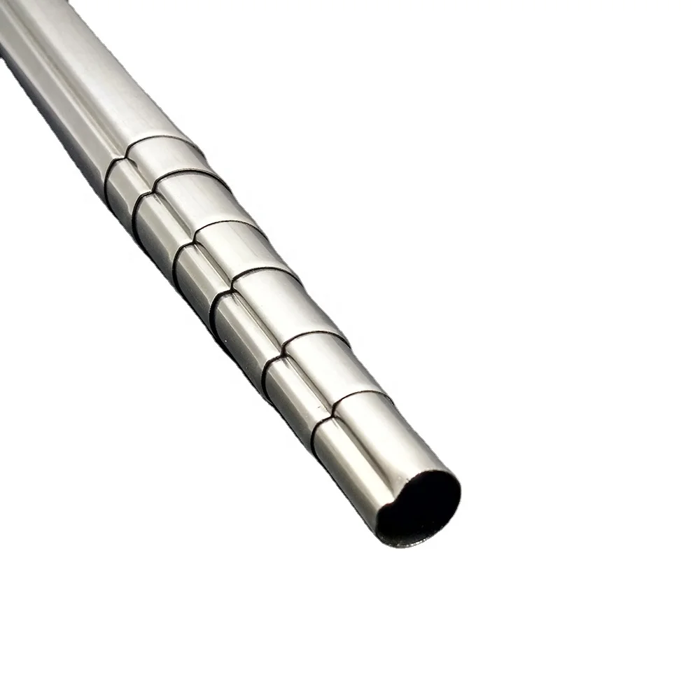 Custom stainless steel telescoping tubing round oval square tube (1600139576092)