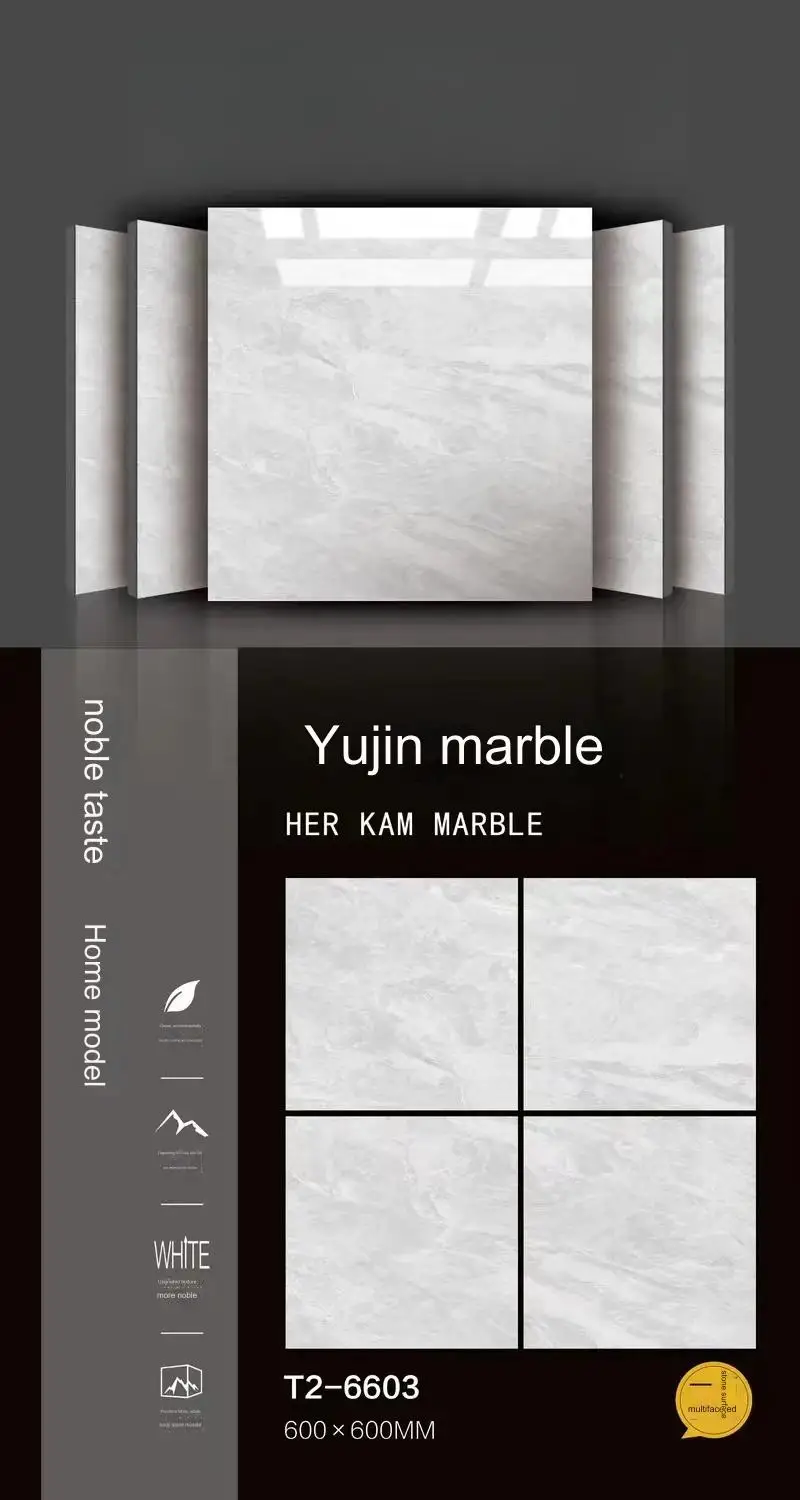 Foshan Source Factory Anti-Fouling 600*600mm Full-Body Polished Porcelain Antique Tiles Interior Glazed Ceramic Floor Tiles Home