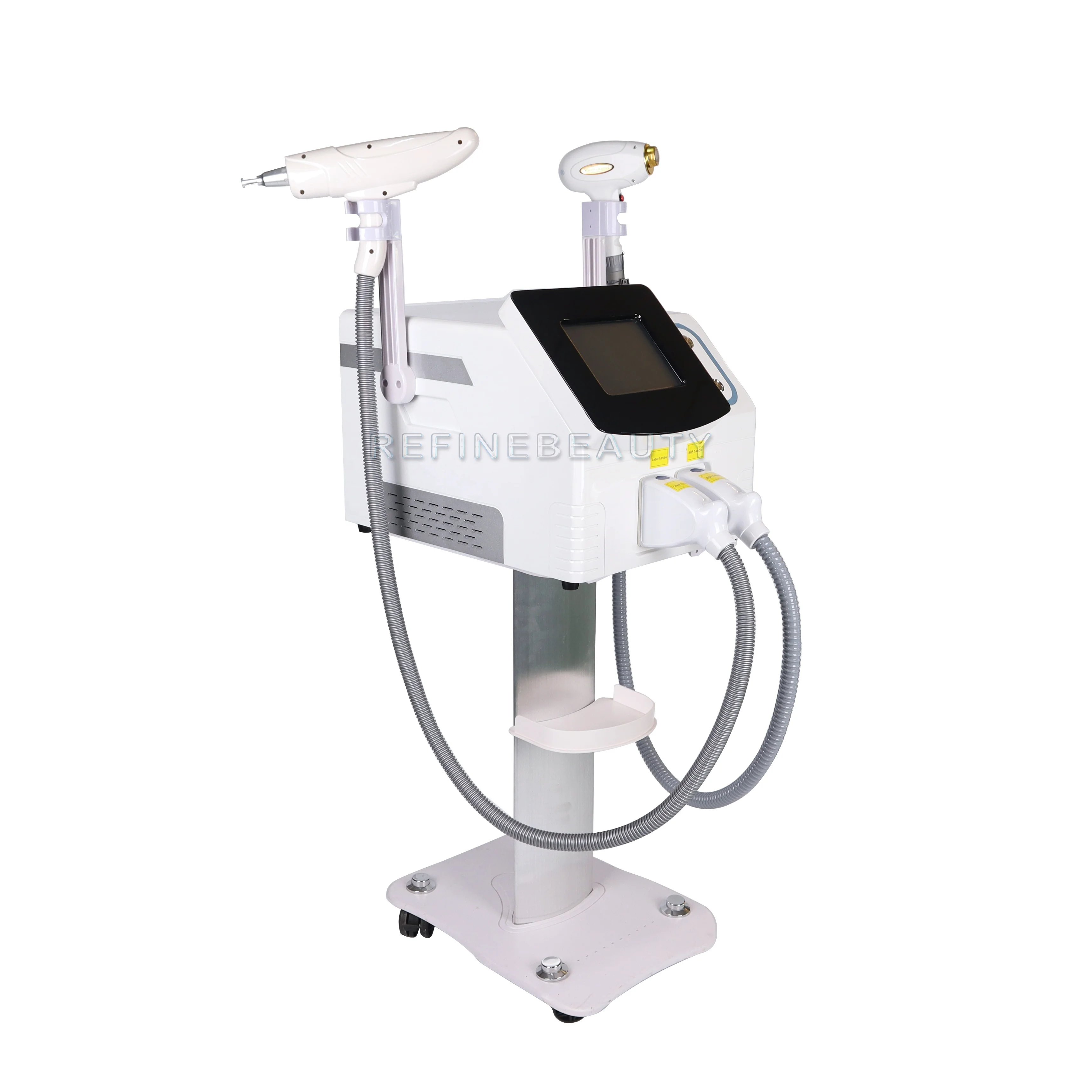 Portable 808nm Diode Laser Hair Removal Q Switch Laser Tattoo Removal Carbon Peeling Triple Wavelength Beauty Products