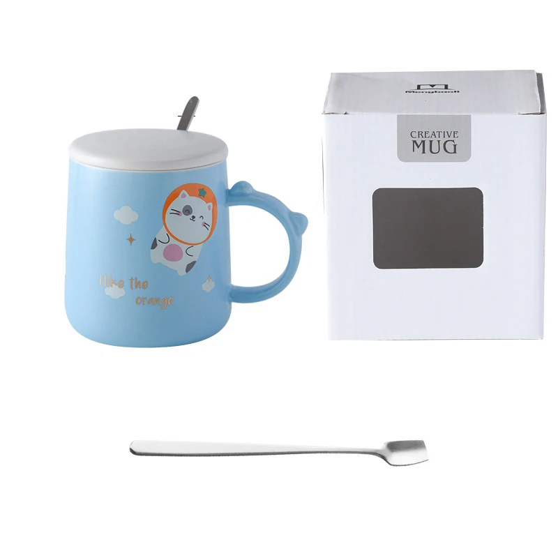 OEM ODM Popular Top Grade Customized Logo 450ML Custom Ceramics Mug For Coffee Shop