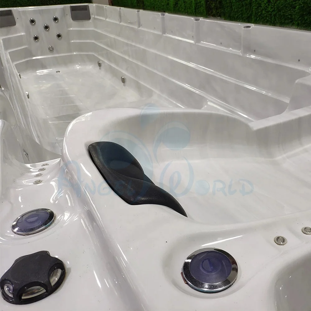 11.8 Meter Ship Shape Luxury Balboa System Outdoor Endless Swimming Pool