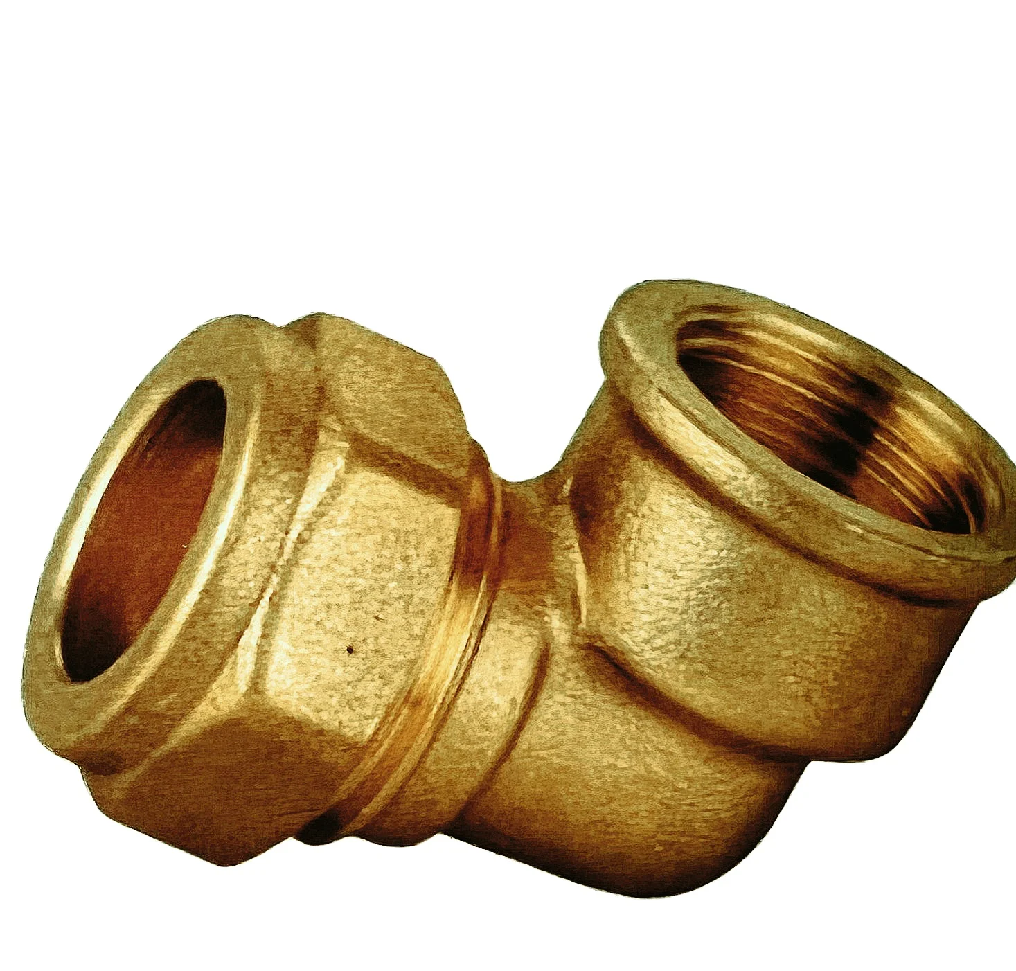 Female Elbow Connector Copper Compression fitting Pex Brass Fitting For Copper Pipe